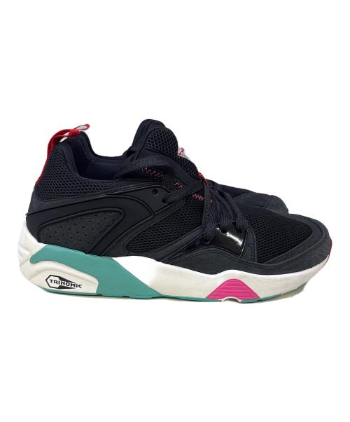 PUMA（プーマ）PUMA (プーマ) スニーカー ブラック×ブルー サイズ:27.5の古着・服飾アイテム