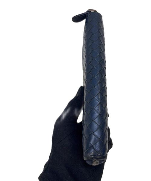 BOTTEGA VENETA（ボッテガベネタ）BOTTEGA VENETA (ボッテガベネタ) 長財布 ネイビーの古着・服飾アイテム