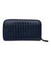 BOTTEGA VENETA (ボッテガベネタ) 長財布 ネイビー：12000円