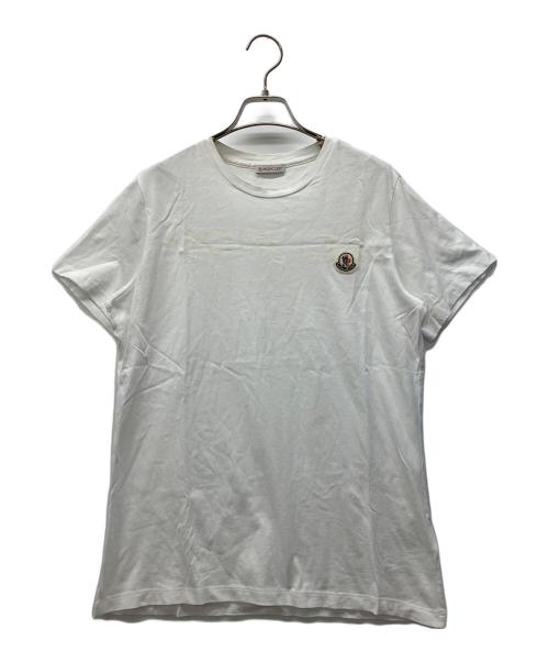 MONCLER（モンクレール）MONCLER (モンクレール) 半袖カットソー ホワイト サイズ:Sの古着・服飾アイテム