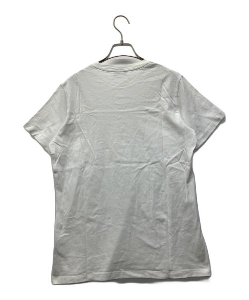 MONCLER（モンクレール）MONCLER (モンクレール) 半袖カットソー ホワイト サイズ:Sの古着・服飾アイテム