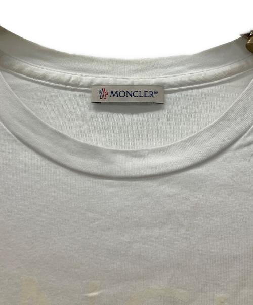 MONCLER（モンクレール）MONCLER (モンクレール) 半袖カットソー ホワイト サイズ:Sの古着・服飾アイテム