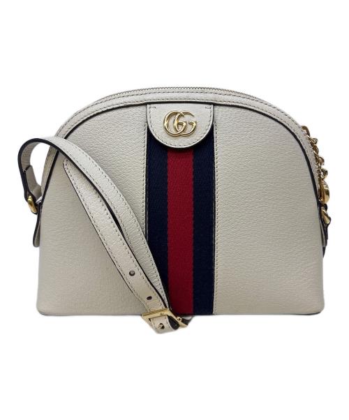 GUCCI（グッチ）GUCCI (グッチ) スモール ショルダーバッグ ホワイトの古着・服飾アイテム