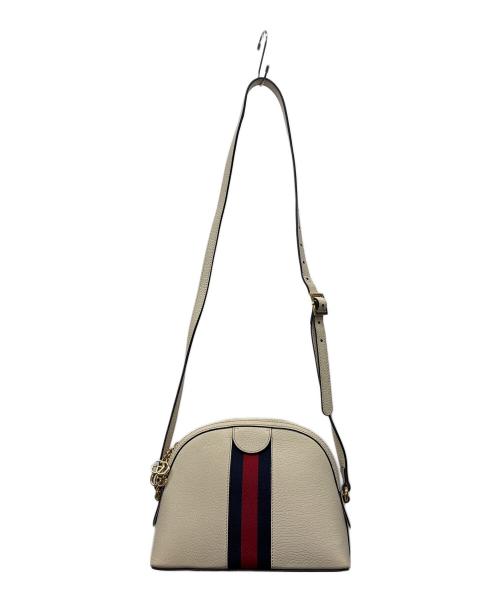 GUCCI（グッチ）GUCCI (グッチ) スモール ショルダーバッグ ホワイトの古着・服飾アイテム