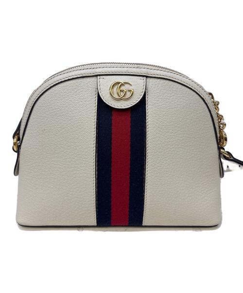 GUCCI（グッチ）GUCCI (グッチ) スモール ショルダーバッグ ホワイトの古着・服飾アイテム