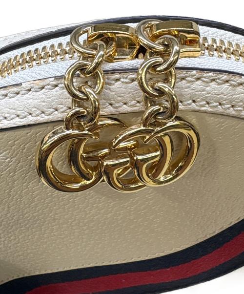GUCCI（グッチ）GUCCI (グッチ) スモール ショルダーバッグ ホワイトの古着・服飾アイテム