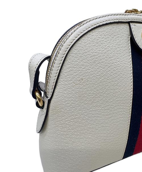 GUCCI（グッチ）GUCCI (グッチ) スモール ショルダーバッグ ホワイトの古着・服飾アイテム