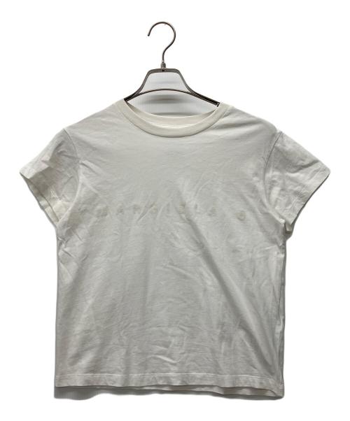 MM6 Maison Margiela（エムエムシックスメゾンマルジェラ）MM6 Maison Margiela (エムエムシックスメゾンマルジェラ) 半袖カットソー ホワイト サイズ:Sの古着・服飾アイテム