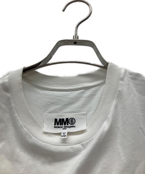 MM6 Maison Margiela（エムエムシックスメゾンマルジェラ）MM6 Maison Margiela (エムエムシックスメゾンマルジェラ) 半袖カットソー ホワイト サイズ:Sの古着・服飾アイテム