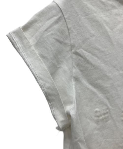 MM6 Maison Margiela（エムエムシックスメゾンマルジェラ）MM6 Maison Margiela (エムエムシックスメゾンマルジェラ) 半袖カットソー ホワイト サイズ:Sの古着・服飾アイテム