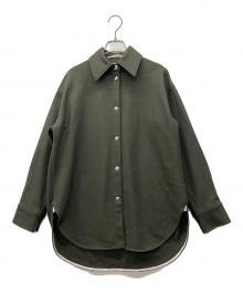 Acne studios（アクネ ストゥディオズ）の古着「長袖シャツ」｜ダークグリーン