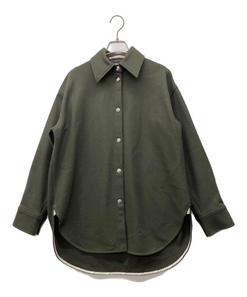 Acne studios（アクネ ストゥディオズ）ACNE STUDIOS (アクネ ストゥディオズ) 長袖シャツ ダークグリーン サイズ:32の古着・服飾アイテム