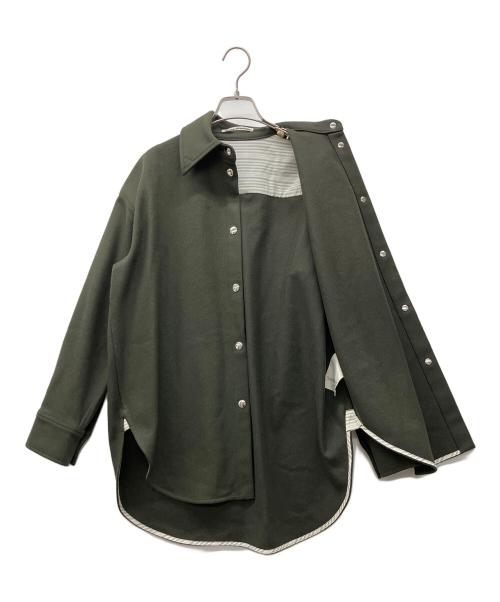 Acne studios（アクネ ストゥディオズ）ACNE STUDIOS (アクネ ストゥディオズ) 長袖シャツ ダークグリーン サイズ:32の古着・服飾アイテム