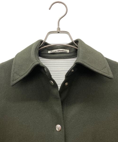 Acne studios（アクネ ストゥディオズ）ACNE STUDIOS (アクネ ストゥディオズ) 長袖シャツ ダークグリーン サイズ:32の古着・服飾アイテム
