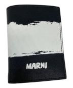 MARNIマルニ）の古着「2つ折り財布」｜ブラック×ホワイト