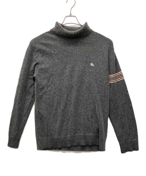 BURBERRY BLACK LABEL（バーバリーブラックレーベル）BURBERRY BLACK LABEL (バーバリーブラックレーベル) 厚手ニット グレー サイズ:３の古着・服飾アイテム