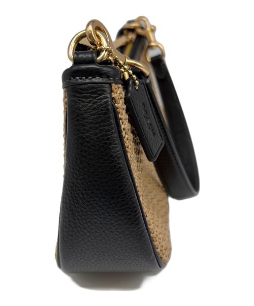 COACH（コーチ）COACH (コーチ) ショルダーバッグ ブラックナチュラルの古着・服飾アイテム