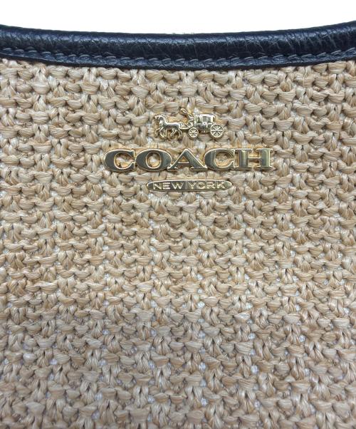 COACH（コーチ）COACH (コーチ) ショルダーバッグ ブラックナチュラルの古着・服飾アイテム