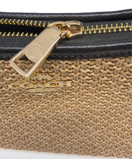 COACH（コーチ）COACH (コーチ) ショルダーバッグ ブラックナチュラルの古着・服飾アイテム