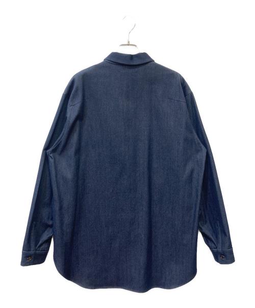 tilt the authentics（チルトザオーセンティックス）tilt the authentics (チルトザオーセンティックス) デニムシャツ ネイビー サイズ:3の古着・服飾アイテム