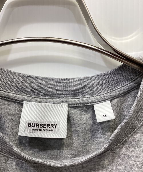 BURBERRY（バーバリー）BURBERRY (バーバリー) 半袖Tシャツ グレー サイズ:SIZE Mの古着・服飾アイテム