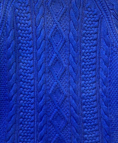 POLO RALPH LAUREN（ポロ・ラルフローレン）POLO RALPH LAUREN (ポロ・ラルフローレン) ニット ブルー サイズ:Sの古着・服飾アイテム