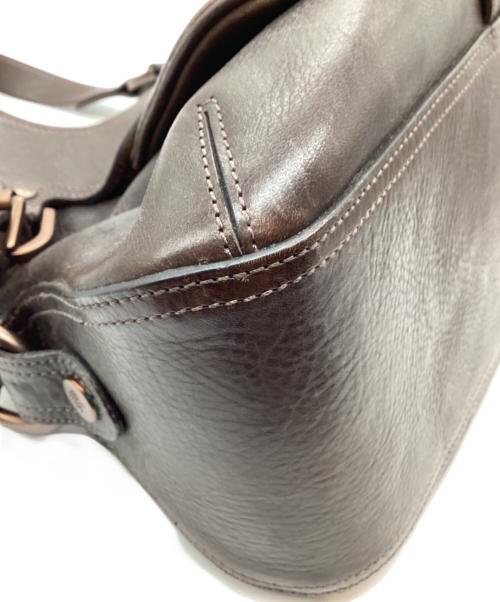 MULBERRY（マルベリー）MULBERRY (マルベリー) レザートートバッグ ダークブラウンの古着・服飾アイテム