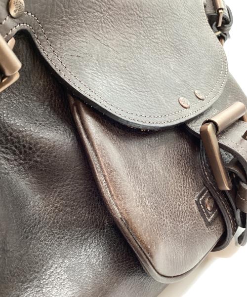 MULBERRY（マルベリー）MULBERRY (マルベリー) レザートートバッグ ダークブラウンの古着・服飾アイテム