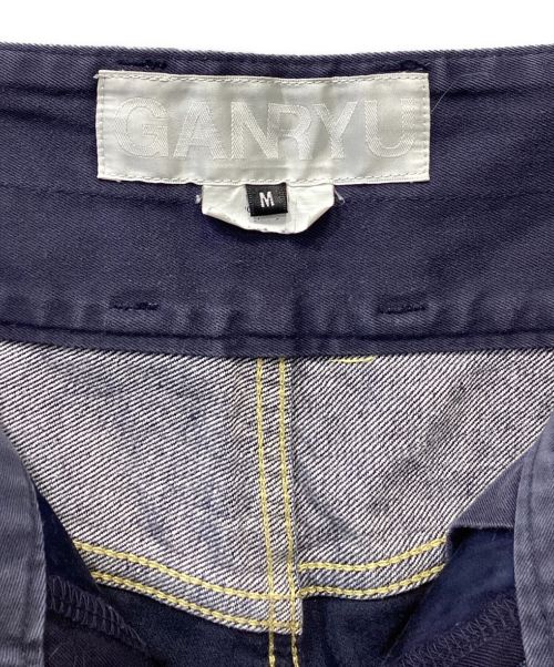 GANRYU（ガンリュウ）GANRYU (ガンリュウ) 切替パンツ ネイビー サイズ:Mの古着・服飾アイテム