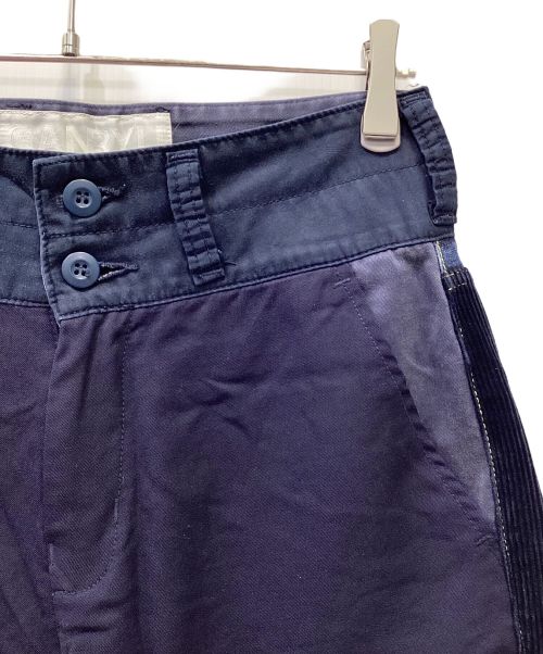 GANRYU（ガンリュウ）GANRYU (ガンリュウ) 切替パンツ ネイビー サイズ:Mの古着・服飾アイテム