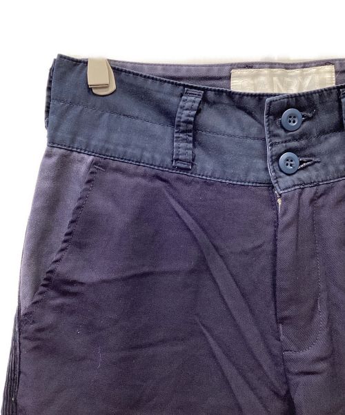 GANRYU（ガンリュウ）GANRYU (ガンリュウ) 切替パンツ ネイビー サイズ:Mの古着・服飾アイテム