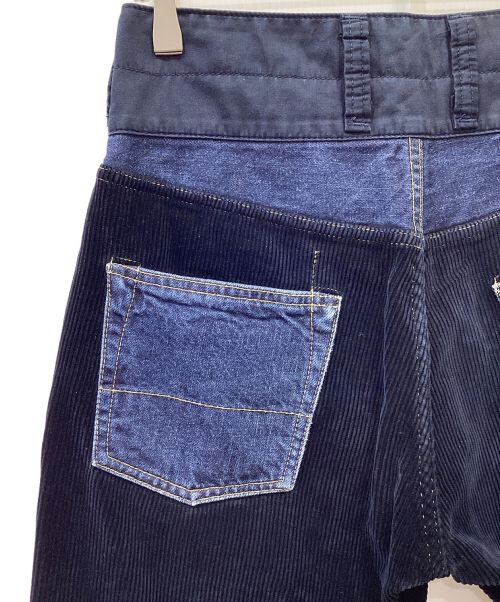 GANRYU（ガンリュウ）GANRYU (ガンリュウ) 切替パンツ ネイビー サイズ:Mの古着・服飾アイテム