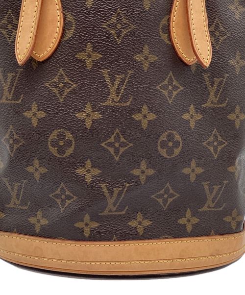 LOUIS VUITTON（ルイ ヴィトン）LOUIS VUITTON (ルイ ヴィトン) バケットPM/ショルダーバッグ ブラウンの古着・服飾アイテム