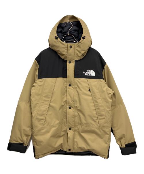 THE NORTH FACE（ザ ノース フェイス）THE NORTH FACE (ザ ノース フェイス) マウンテンダウンジャケット ベージュ×ブラック サイズ:Lの古着・服飾アイテム