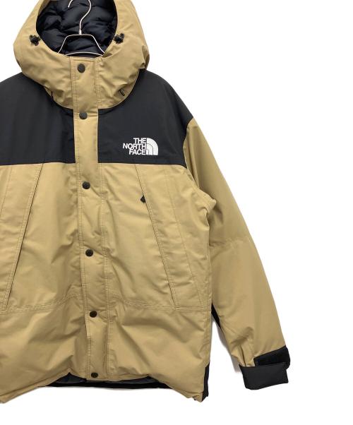 THE NORTH FACE（ザ ノース フェイス）THE NORTH FACE (ザ ノース フェイス) マウンテンダウンジャケット ベージュ×ブラック サイズ:Lの古着・服飾アイテム