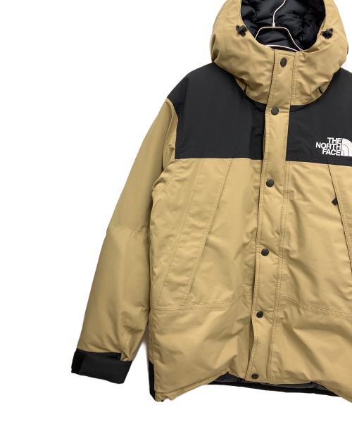 THE NORTH FACE（ザ ノース フェイス）THE NORTH FACE (ザ ノース フェイス) マウンテンダウンジャケット ベージュ×ブラック サイズ:Lの古着・服飾アイテム