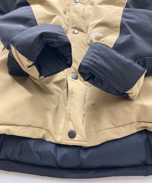 THE NORTH FACE（ザ ノース フェイス）THE NORTH FACE (ザ ノース フェイス) マウンテンダウンジャケット ベージュ×ブラック サイズ:Lの古着・服飾アイテム