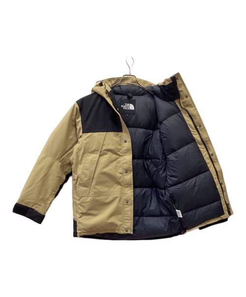 THE NORTH FACE（ザ ノース フェイス）THE NORTH FACE (ザ ノース フェイス) マウンテンダウンジャケット ベージュ×ブラック サイズ:XL 未使用品の古着・服飾アイテム