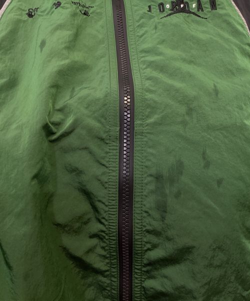 OFFWHITE（オフホワイト）OFFWHITE (オフホワイト) JORDAN (ジョーダン) TRACK JACKET グリーン サイズ:Sの古着・服飾アイテム