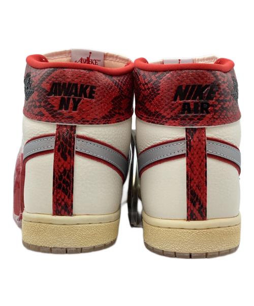 NIKE（ナイキ）NIKE (ナイキ) Awake NY × Nike Jordan Air Ship レッド×ホワイト サイズ:28cm 未使用品の古着・服飾アイテム
