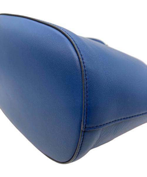 ANYA HINDMARCH（アニヤ・ハインドマーチ）ANYA HINDMARCH (アニヤ・ハインドマーチ) 2WAYバッグ ブルーの古着・服飾アイテム