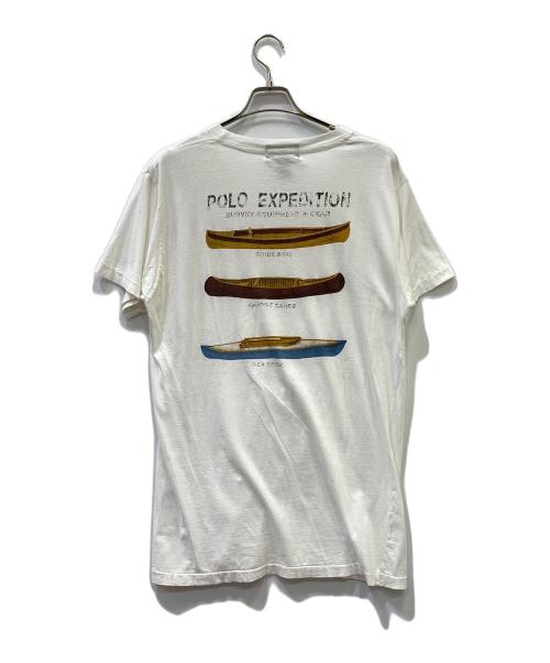 RALPH LAUREN（ラルフローレン）RALPH LAUREN (ラルフローレン) ヴィンテージポケットTシャツ ホワイト サイズ:Mの古着・服飾アイテム
