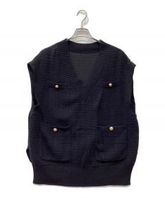 中古・古着通販】sacai (サカイ) 20SS フリンジツイードベスト