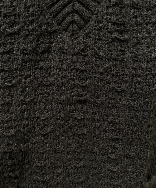 ROPE（ロペ）ROPE (ロペ) ニットツイードベスト ブラック サイズ:38の古着・服飾アイテム