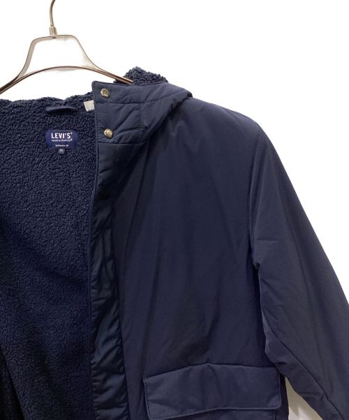 LEVI’S MADE&CRAFTED（リーバイス メイドアンドクラフテッド）LEVI’S MADE&CRAFTED (リーバイス メイドアンドクラフテッド) ナイロン中綿コート ネイビー サイズ:Mの古着・服飾アイテム