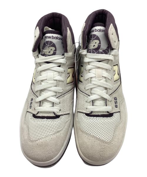 NEW BALANCE（ニューバランス）NEW BALANCE (ニューバランス) New Balance BB650RVP WHITE/PURPLE 23FW-I パープル×アイボリー サイズ:27の古着・服飾アイテム