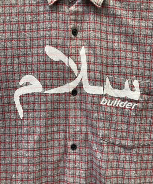 SUPREME（シュプリーム）SUPREME (シュプリーム) UNDERCOVER (アンダーカバー) 23SS S／S Flannel Shirt Grey Plaid ライトグレー サイズ:XLARGEの古着・服飾アイテム