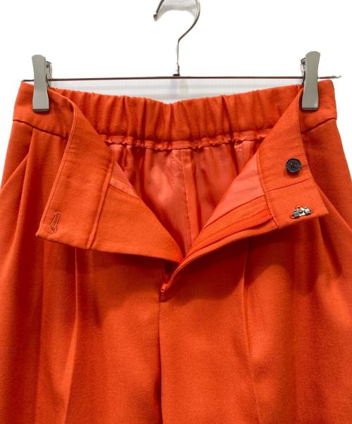 ADORE（アドーア）ADORE (アドーア) ウールサキソニーパンツ オレンジ サイズ:36の古着・服飾アイテム