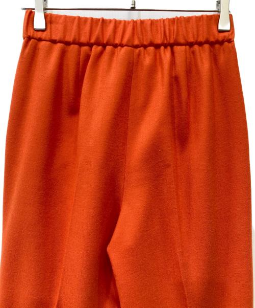 ADORE（アドーア）ADORE (アドーア) ウールサキソニーパンツ オレンジ サイズ:36の古着・服飾アイテム