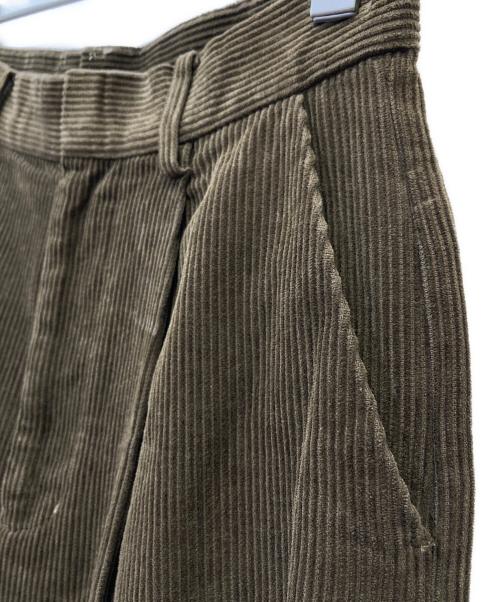 la peau de gem（ラポドゥジェム）la peau de gem (ラポドゥジェム) コーデュロイパンツ ブラウン サイズ:Mの古着・服飾アイテム